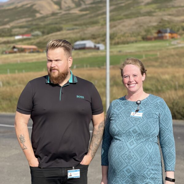 Eylíf heimsækir framleiðandann á Grenivík